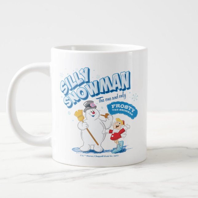 Caneca De Café Grande Snowman™ congelado | "Bobo Snowman" (Esquerda)