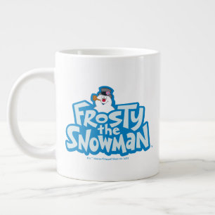Caneca De Café Grande Snowman™ congelado Logotipo empilhado congelado