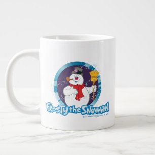 Caneca De Café Grande Snowman™ congelado Retrato magro congelado