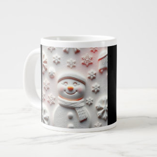 Caneca De Café Grande Snowman Mug