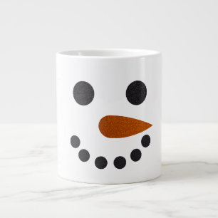 Caneca De Café Grande Snowman Mug para café ou presente de chocolate