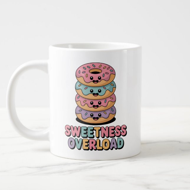 Caneca De Café Grande Sobrecarga doce | Rosquinhas (Esquerda)