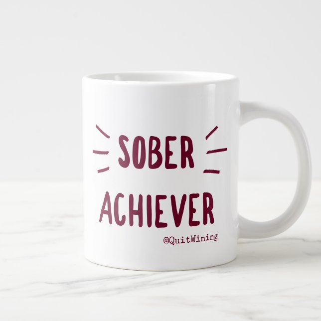 Caneca De Café Grande Sóbrio Achiever Jumbo Mug #1 (Direita)