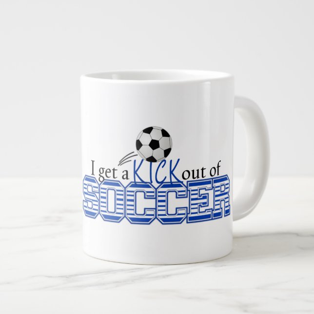 Caneca De Café Grande Soccer Jumbo Mug (Frente Esquerda)