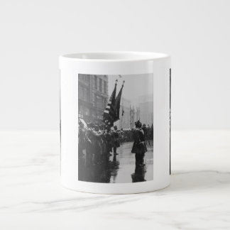 Caneca De Café Grande Soldados "Buffalo" Retornando Cores - 1919