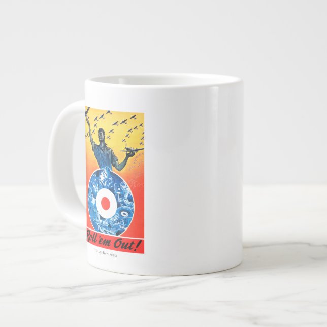 Caneca De Café Grande Solte-os da Força Aérea Real Canadense (Frente Esquerda)