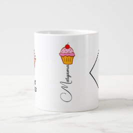 Caneca De Café Grande Solteiro De Micro-Ondas - Mug De Serve (Mug De Bol