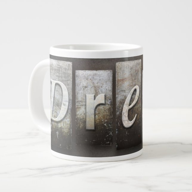 Caneca De Café Grande Sonho (Frente Esquerda)