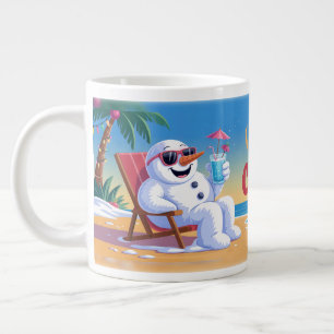 Caneca De Café Grande Sonho de Natal Quente