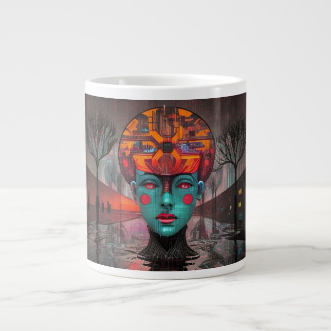 Caneca De Café Grande Sonho Digital (Frente)