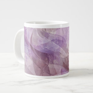 Caneca De Café Grande Sonho Lavanda Redemoinho Lilás Mauve Lavanda