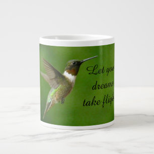 Caneca De Café Grande Sonhos do Hummingbird Haven