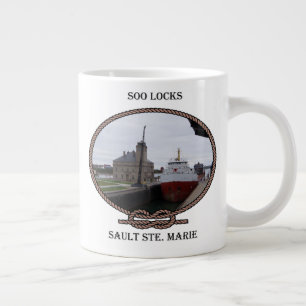 Caneca De Café Grande Soo Locks Corpe Jumbo