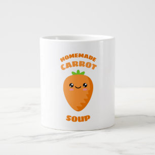 Caneca De Café Grande Sopa de Cenoura Homemada