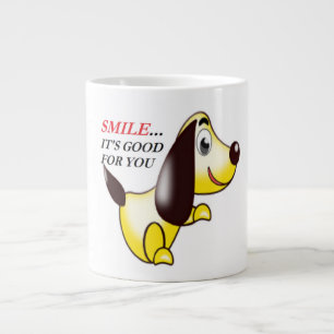 CANECA DE CAFÉ GRANDE SORRIR ... É BOM PARA VOCÊ