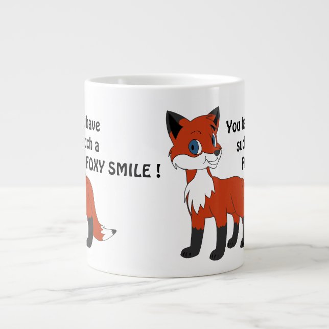 CANECA DE CAFÉ GRANDE SORRISO DE FOXY! (Frente)