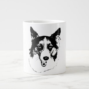 Caneca De Café Grande Sorriso de outono em Tinta