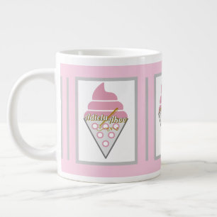 Caneca De Café Grande Sorvete-caneca irresistível da poeta Adiela Akoo