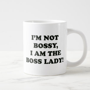 Caneca De Café Grande Sou A Senhora Chefe