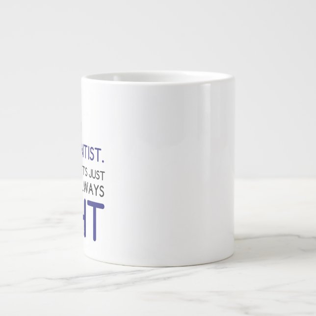 CANECA DE CAFÉ GRANDE SOU CIENTISTA DE DADOS (Frente)