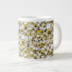 Caneca De Café Grande Sou o Charlie Brown Pattern
