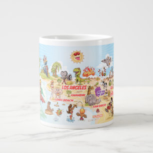 Caneca De Café Grande Southern California Beach Life Jumbo Mug