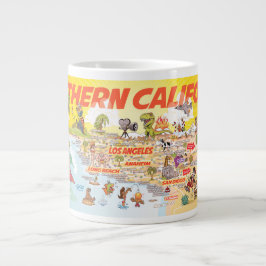 Caneca De Café Grande Souvenir Mug do Sul da Califórnia
