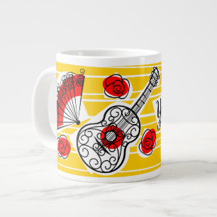 Caneca De Café Grande Souvenirs Nome cang jumbo