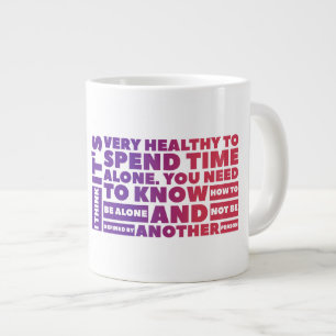 Caneca De Café Grande Sozinho - Dom Jumbo Mug