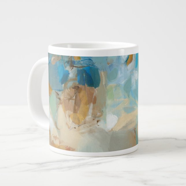 Caneca De Café Grande Sparkle Beach (Frente Esquerda)