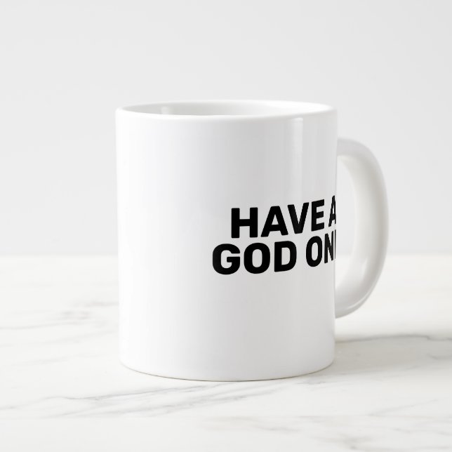 Caneca De Café Grande Specialty Mug (Frente Esquerda)