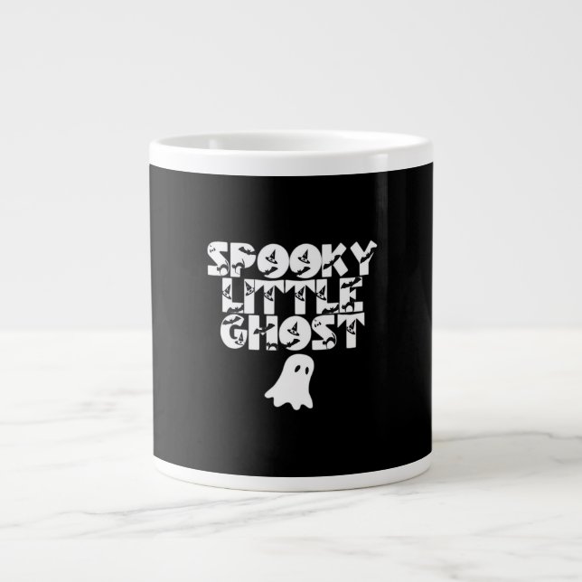 Caneca De Café Grande Spooky Halloween (Frente)