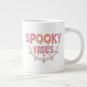Caneca De Café Grande Spooky Vibes