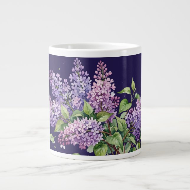 Caneca De Café Grande Spring lilacs Specialty Mug (Frente)