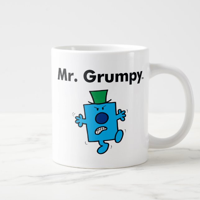 Caneca De Café Grande Sr. Men | O Sr. Grumpy é um Grump (Direita)