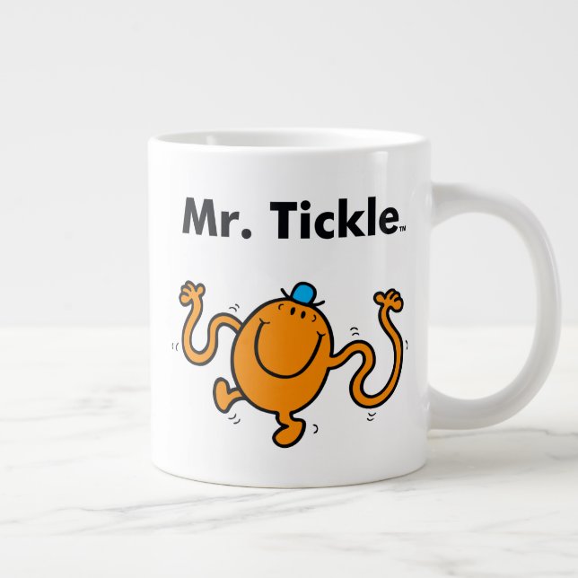 Caneca De Café Grande Sr. Men | Sr. Tickle Will Tickle (Direita)