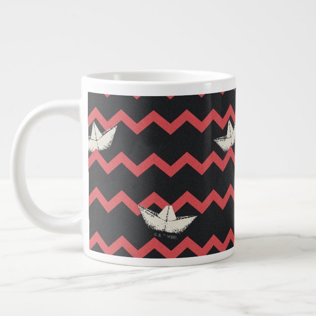 Caneca De Café Grande SS Georgie Boat Chevron Patterno (Esquerda)