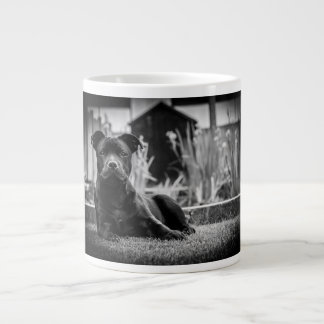 Caneca De Café Grande Staffordshire Bull terrier
