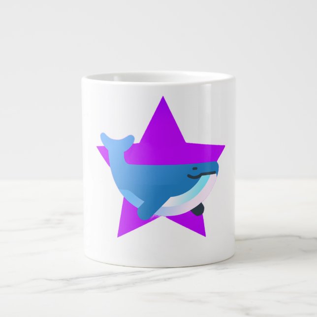 Caneca De Café Grande Star, The Whale, Whale (Frente)