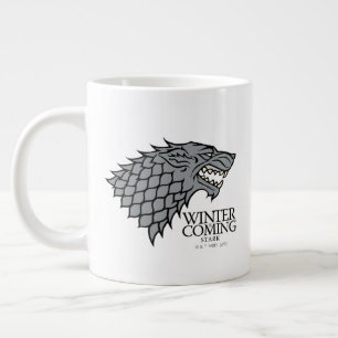 Caneca De Café Grande Stark Sigil - O Inverno Está Chegando