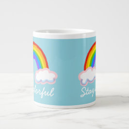 Caneca De Café Grande Stay colorful