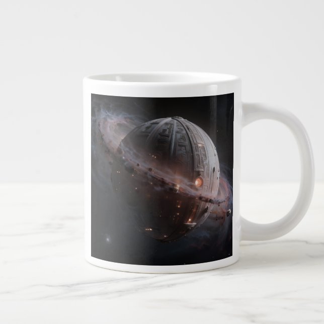 Caneca De Café Grande Stellar Path – Journey Through the Universe (Direita)