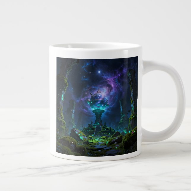 Caneca De Café Grande Sternenpfad – Reise durch das Universum (Direita)