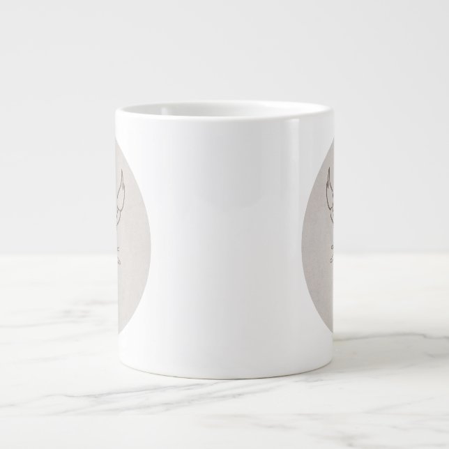 Caneca De Café Grande Sternzeichen Skorpion (Frente)