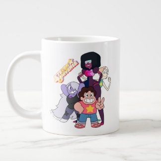 Caneca De Café Grande Steven Universe | Grupo Crystal Gem Pose