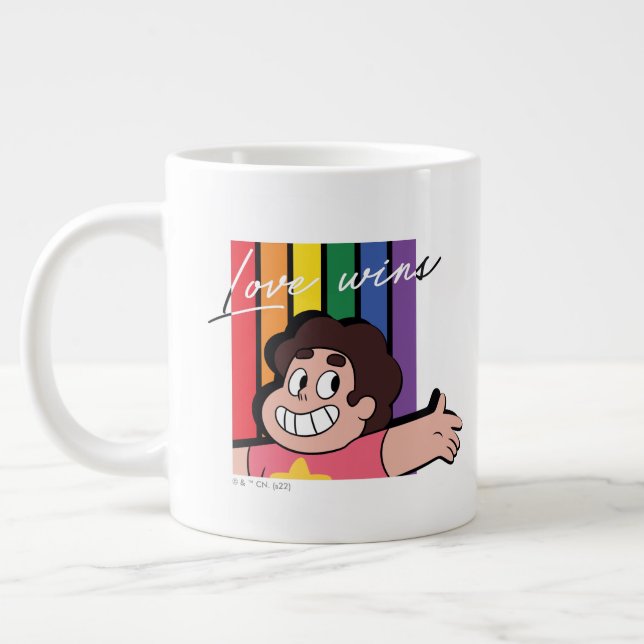 Caneca De Café Grande Steven Universe - O amor ganha (Esquerda)