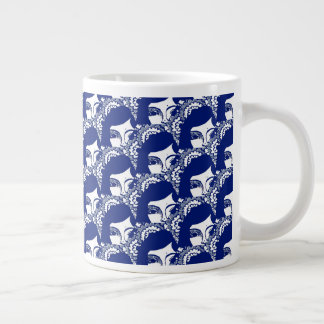 Caneca De Café Grande Strange Girl Floral Specialty Mug