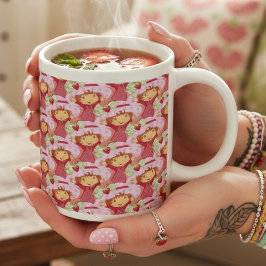 Caneca De Café Grande Strawberry