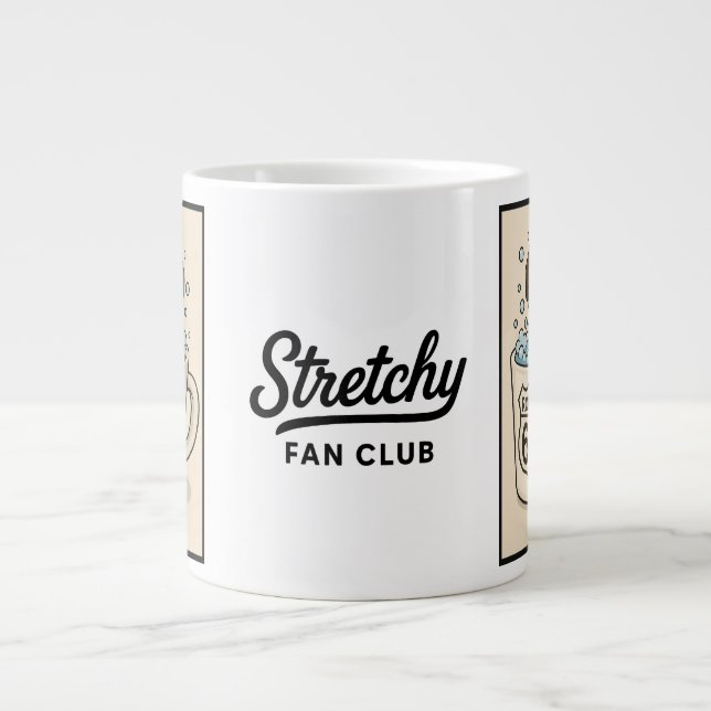 Caneca De Café Grande Stretchy Fan Club - Large Mug (Frente)