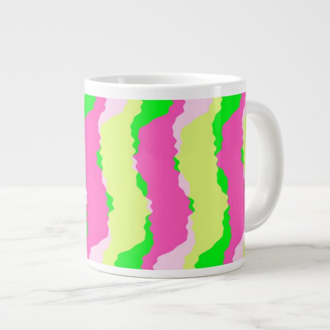 Caneca De Café Grande Stripes Funky 2011 (Frente Esquerda)